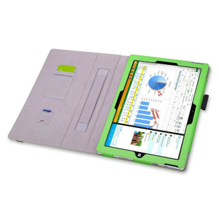 Zelené pouzdro / obal pro Microsoft Surface PRO 3 (MSP3DE2823)