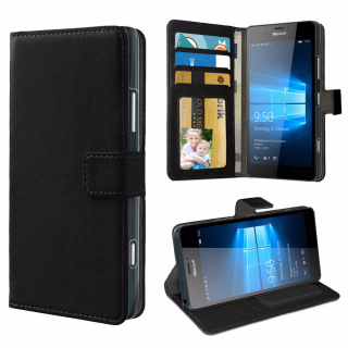 Kvalitní pouzdro peněženka pro Microsoft Lumia 950