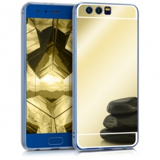 Zlatý zrcadlový obal / kryt / pouzdro pro Huawei Honor 9