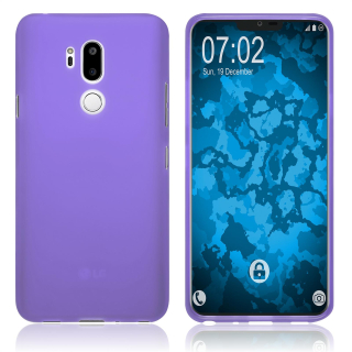 Matný fialový silikonový obal / pouzdro pro LG G7 ThinkQ