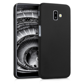 Silikonové černé pouzdro / obal pro Samsung Galaxy J6+ / J6 Plus (SM-J610)