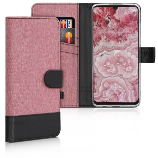 Růžová peněženka pouzdro pro Huawei P30 Lite