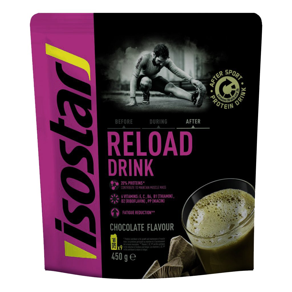 ISOSTAR RELOAD PROTEIN DRINK 450G ČOKOLÁDA