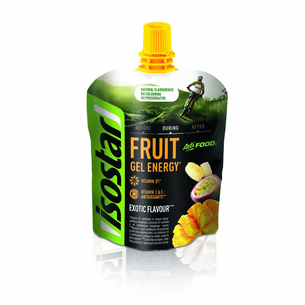 ISOSTAR FRUIT GEL ENERGY ACTIFOOD 90G