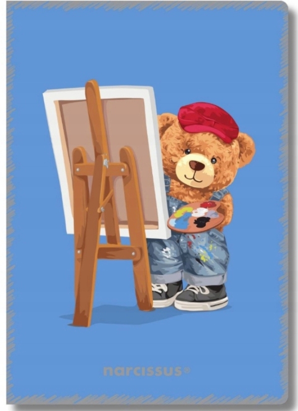 Sešit 565 A5 Medvídek Teddies, čtvereček malíř