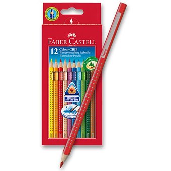 Akvarelové pastelky Grip 12 barev