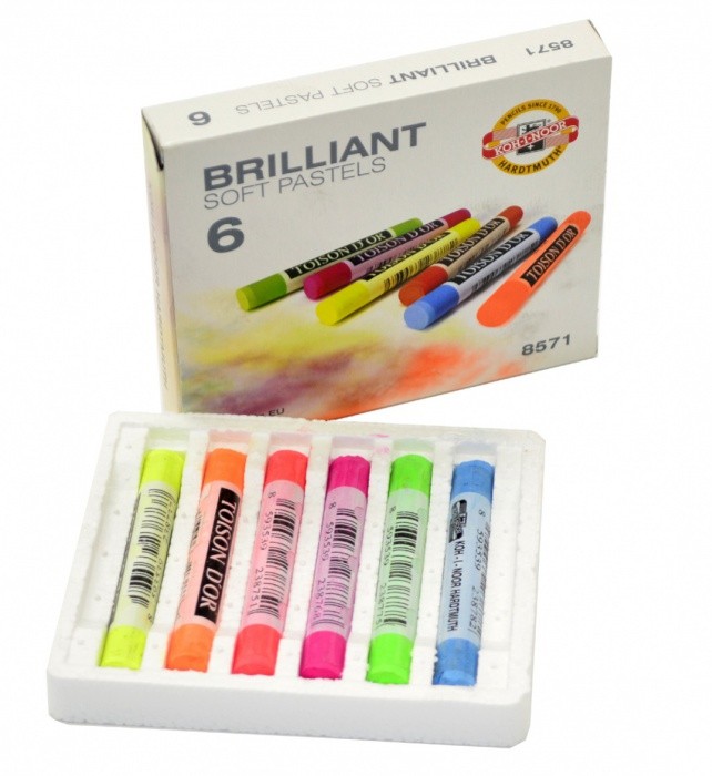 Prašné křídy brilantní 6 ks 8571