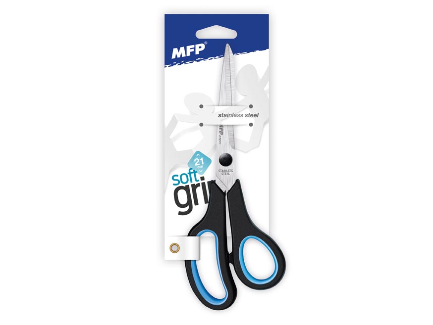 Nůžky soft grip 21 cm