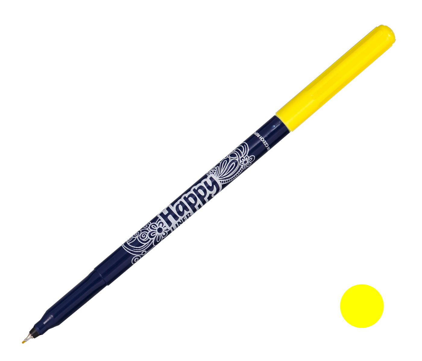Popisovač 2521 Happy Liner žlutý