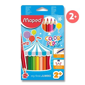Pastelky Maped JUMBO 12 barev