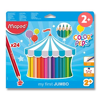 Pastelky Maped JUMBO 24 barev