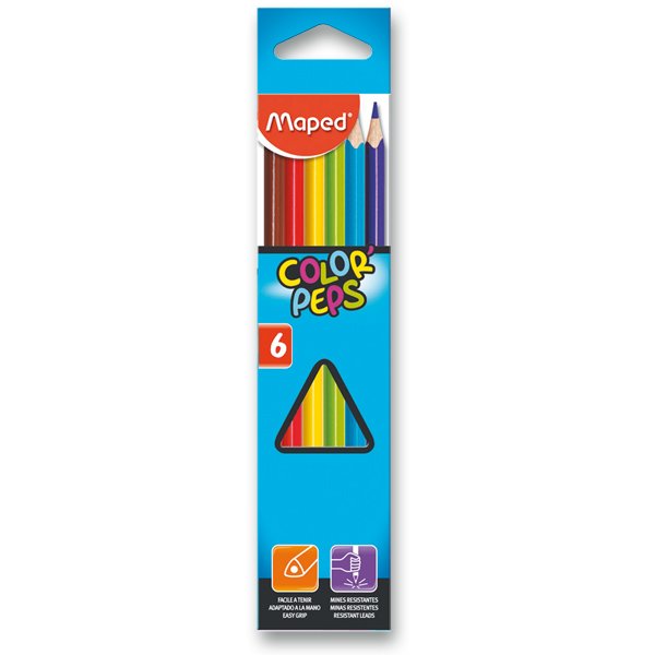 Pastelky Maped Color'Peps 6 barev