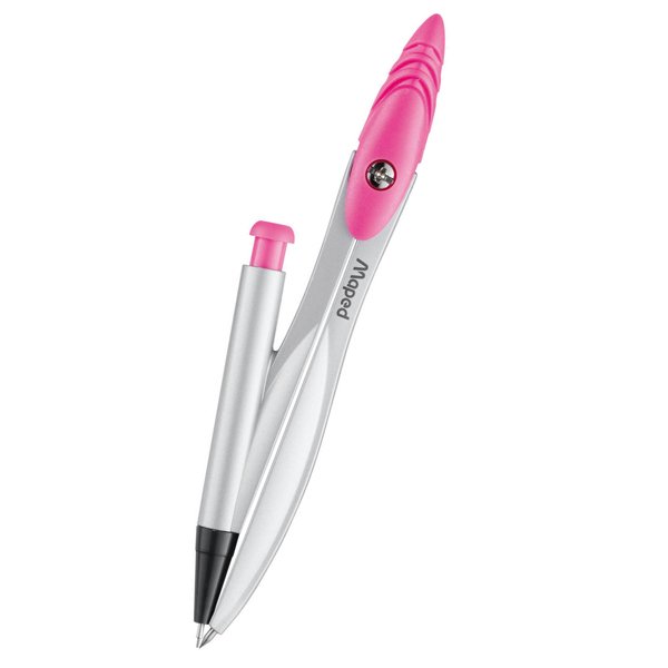 Kružítko Maped STUDY SET s tužkou 0,5 mm růžové