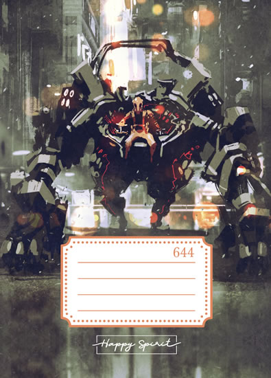 Školní sešit 644 Robot