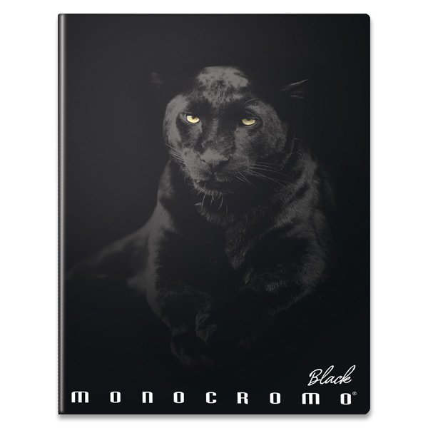 Sešit 444 A4 linkovaný, 40 listů, Pigna Monocromo black puma
