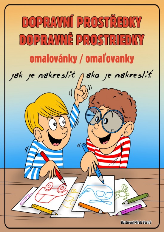 Omalovánky Dopravní prostředky A5