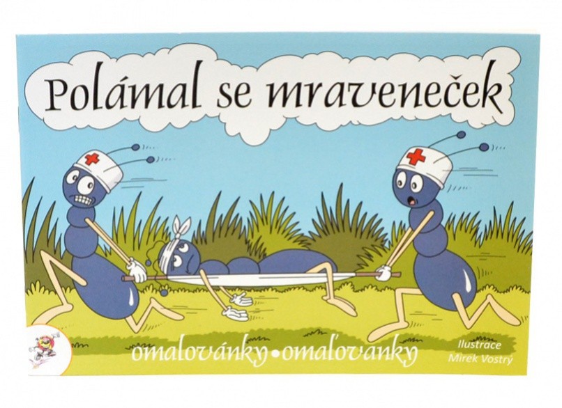 Omalovánky A5 Polámal se mraveneček