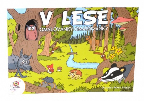 Omalovánky A5 V lese
