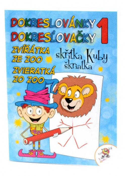 Omalovánky A5 - Lux - Dokreslovánky skřítka Kuby