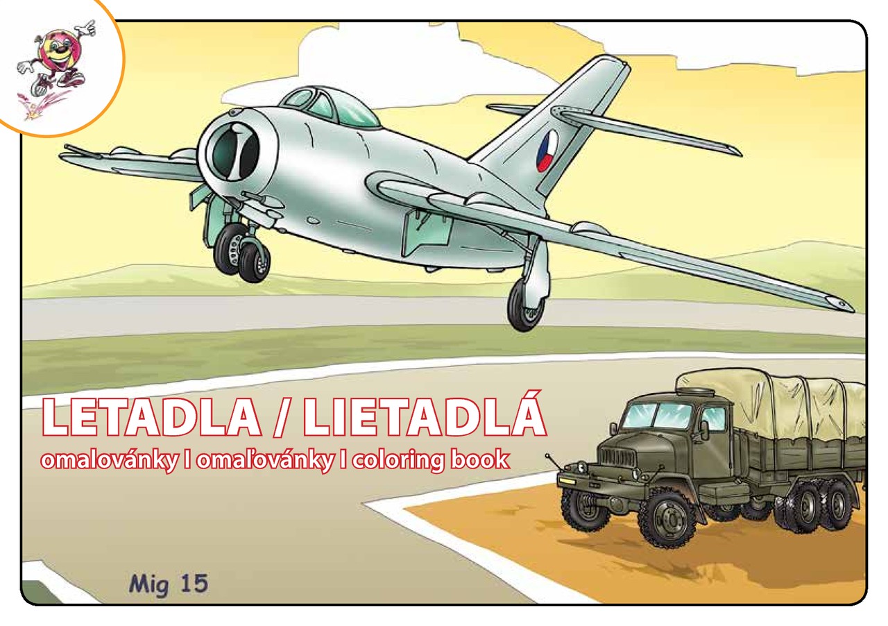 Omalovánky Letadla A5