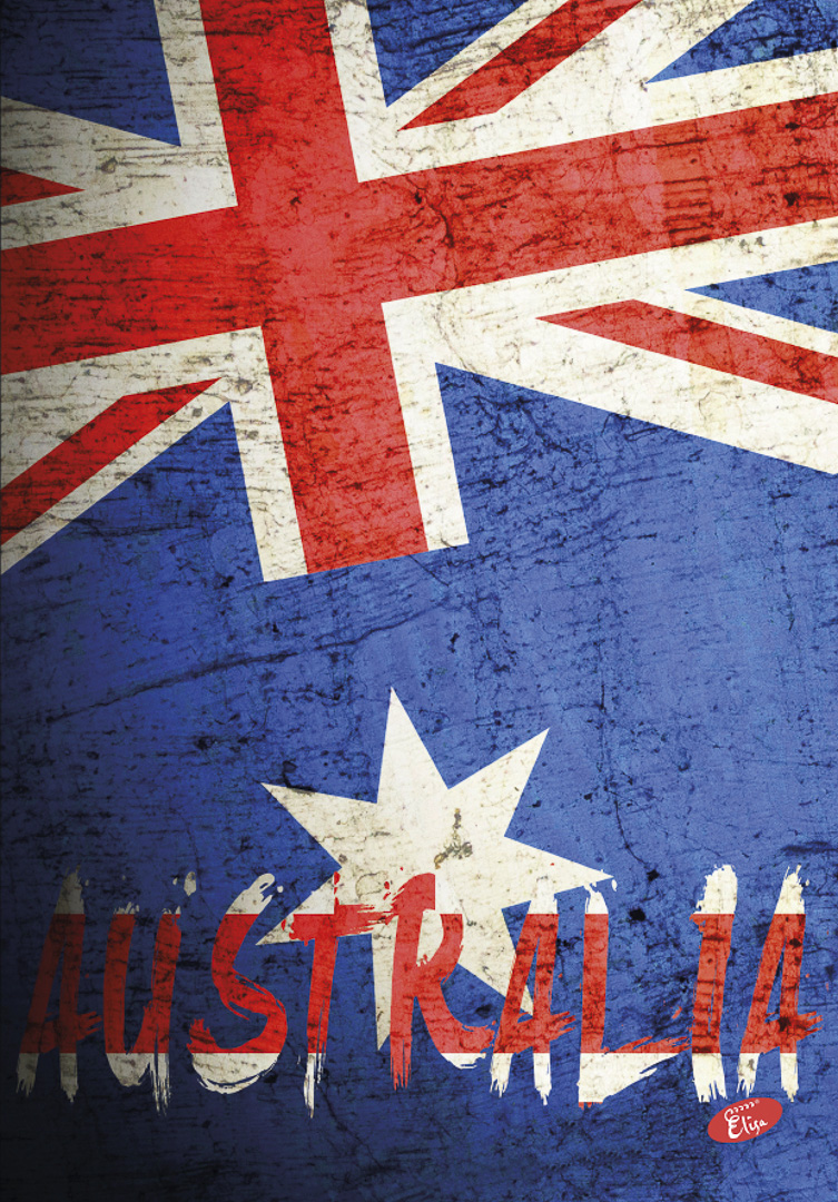 Sešit 444 A4 linkovaný, 40 listů Austrálie