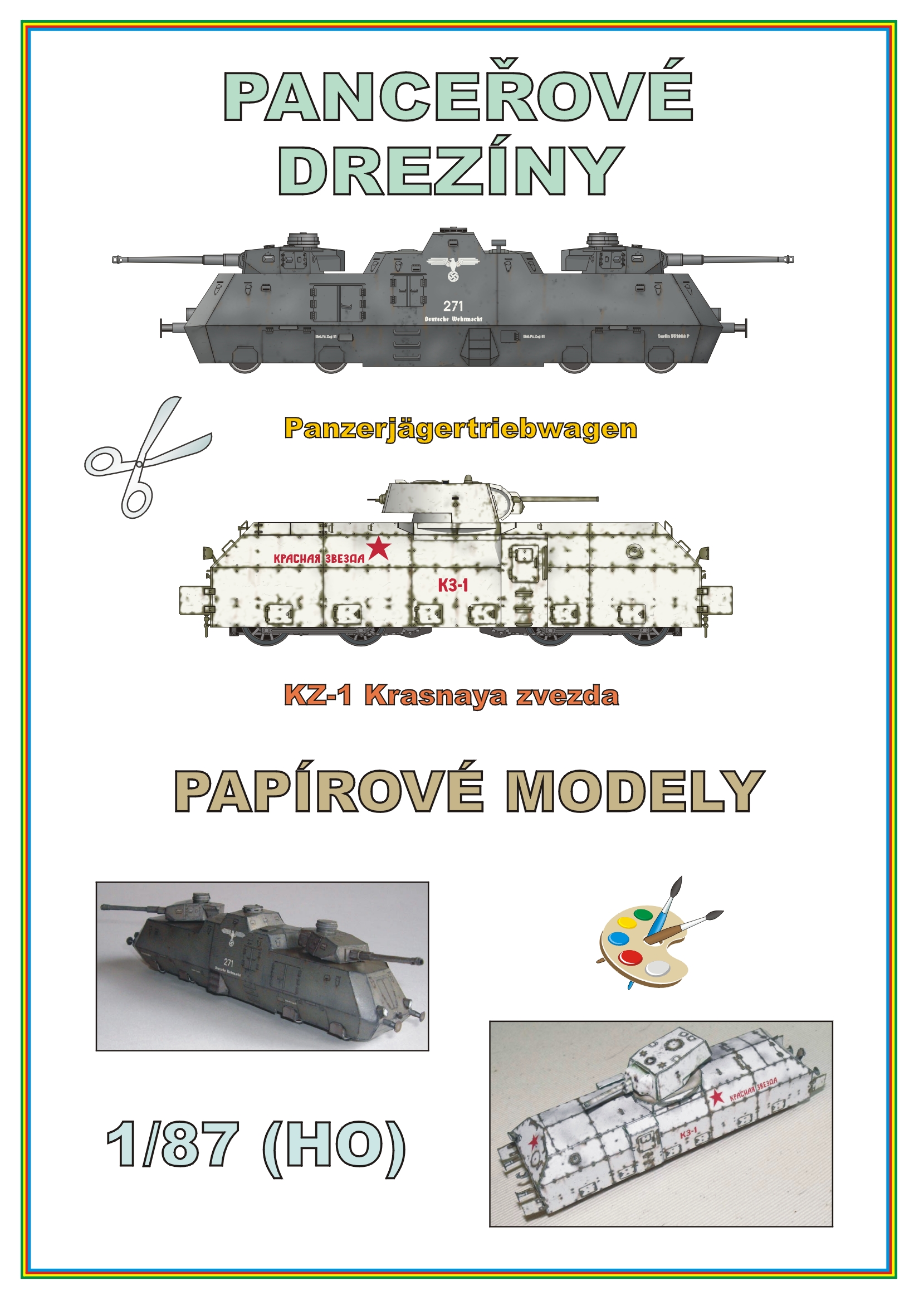Vystřihovánka Panceřové drezíny