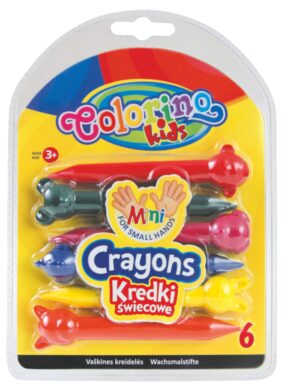 Voskovky Colorino zvířátka 6 ks