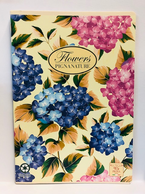 Sešit 444 A4 linkovaný, 40 listů Pigna Natur Flowers