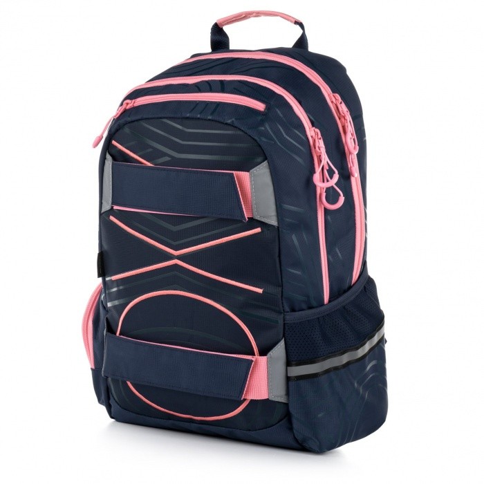 Studentský batoh OXY SPORT Pastel Line Pink
