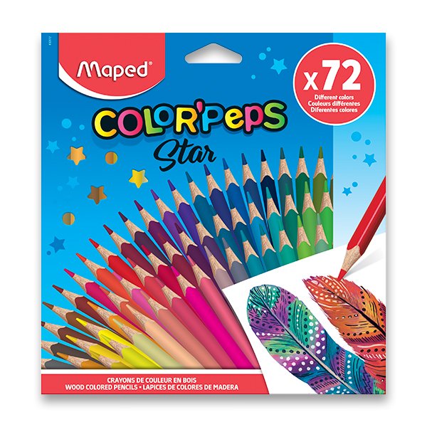 Pastelky Maped Color´Peps 72 barev