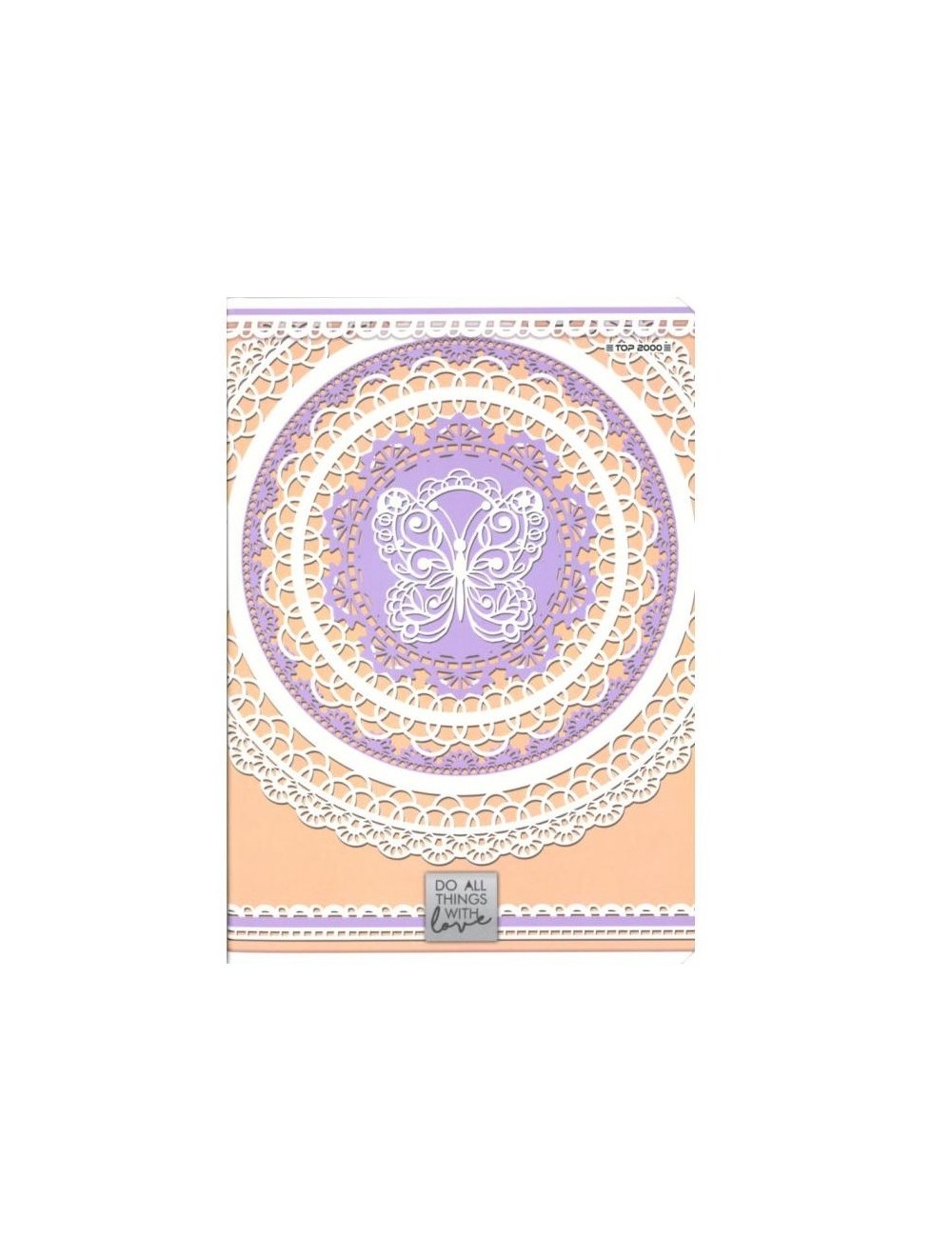 Sešit 564 Top Lace, A5, linkovaný Motýl