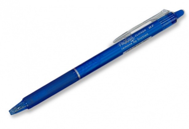 Přepisovatelný roller Frixion Clicker modrý 0,7