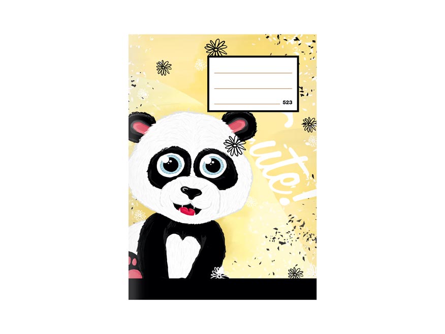 Sešit 523 panda