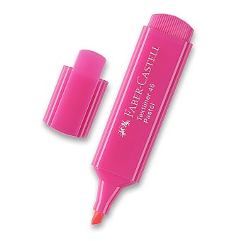 Zvýrazňovač Faber-Castell pastelový - růžová