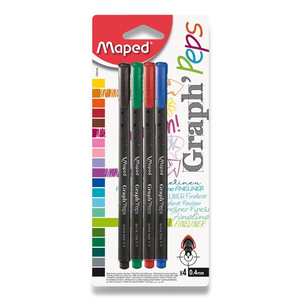 Liner Maped GRAPH'PEPS 4 barvy