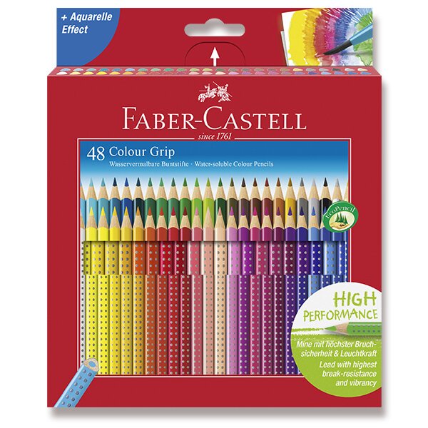 PASTELKY AKVARELOVÉ FABER-CASTELL GRIP 2001 - 48 BAREV