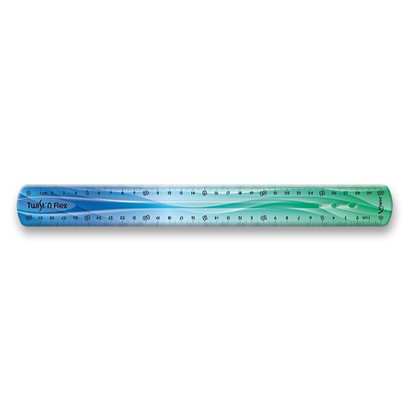 PRAVÍTKO TWINT´N FLEX DUHOVÉ - 30 CM modrozelené