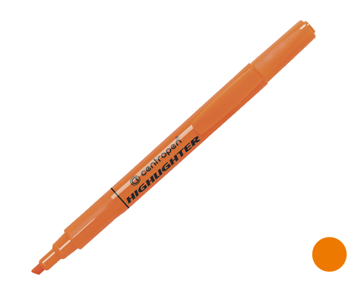 Zvýrazňovač Centropen 8722 oranžová