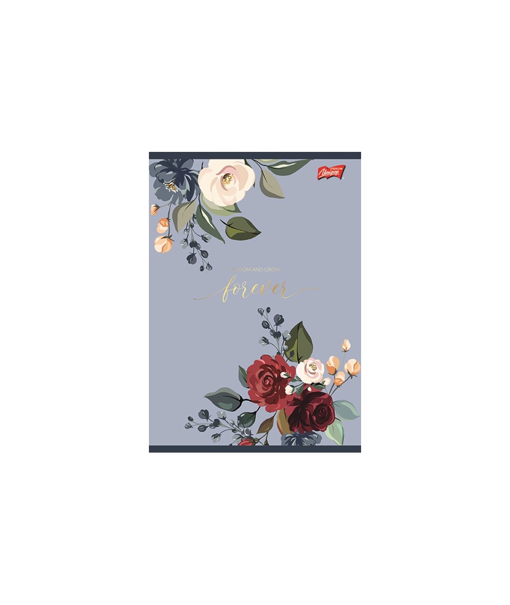 Sešit 564 linkovaný, 60 listů ROMANTIC modrý
