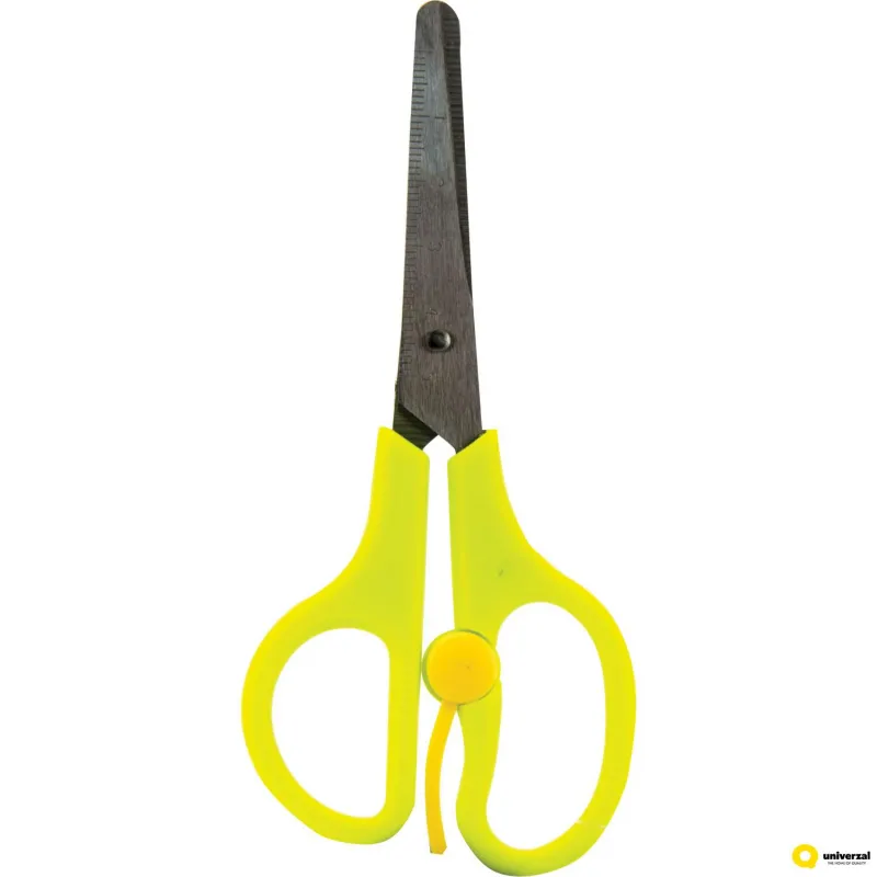 Školní nůžky 14 cm zelené