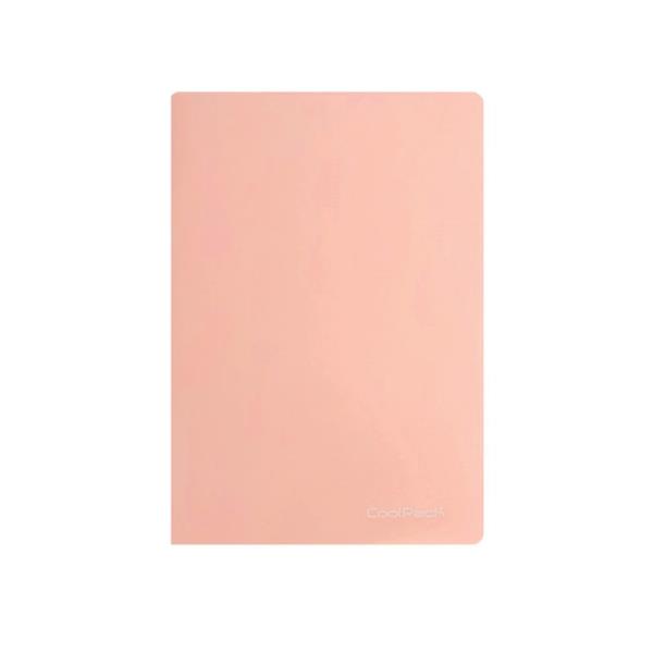SEŠIT A5, 60 LISTŮ LINKOVANÝ, PASTEL ORANŽOVÁ