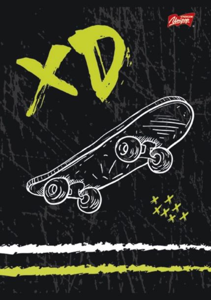 Sešit 564 A5 linkovaný, 60 listů skate