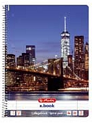 Blok spirálový A4 linkovaný 80 listů New York