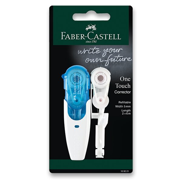 Korekční strojek Faber-Castell One Touch 5 mm x 6 m zelený