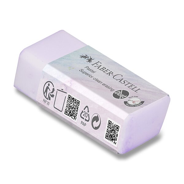 Pryž (guma) Faber-Castell PVC-FREE, DUST-FREE Pastel fialová