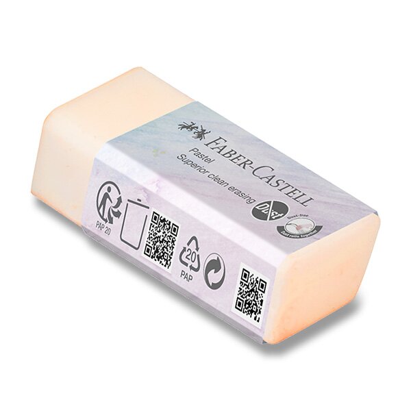 Pryž (guma) Faber-Castell PVC-FREE, DUST-FREE Pastel oranžová