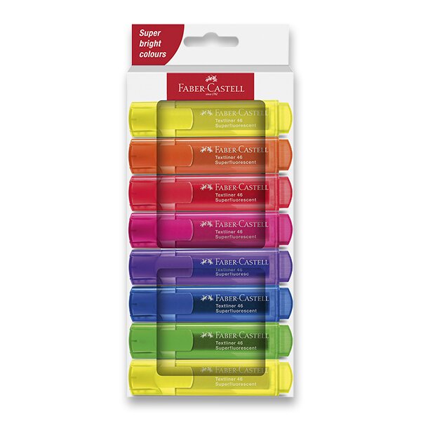 Zvýrazňovač Faber-Castell TEXTLINER 46 8 barev