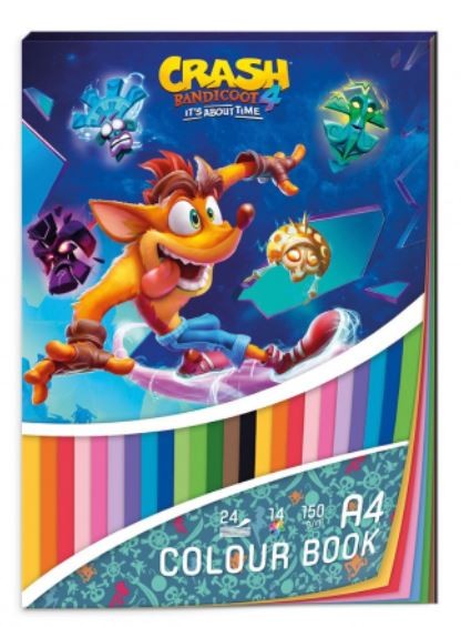 Blok barevných papírů A4 - Bandicoot 