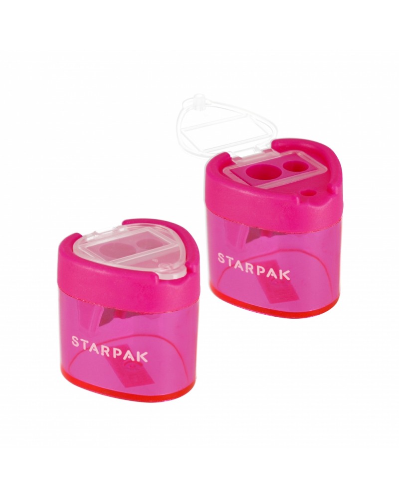Ořezávátko Starpak 2 otvory růžové