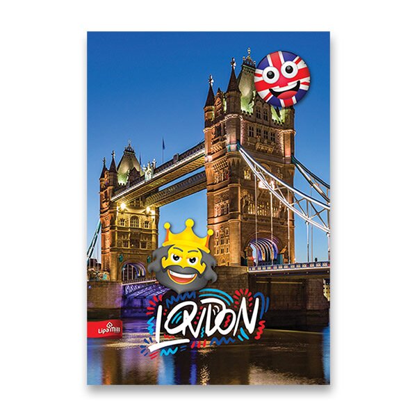 Sešit 444 A4, linkovaný London